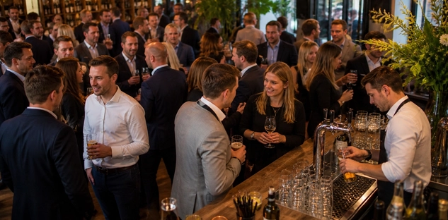 Eventmateriaal en eventteam voor drankenservice