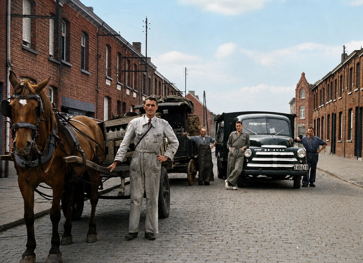 Historische foto August De Troetsel
